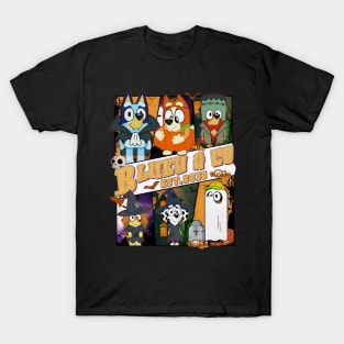 halloween bluey scary T-Shirt